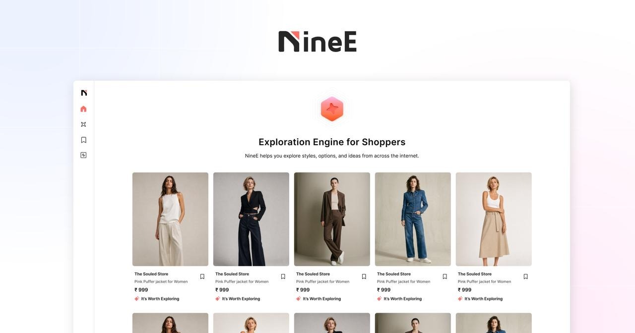 NineE AI introduces a new way to discover fashion and lifestyle products online
