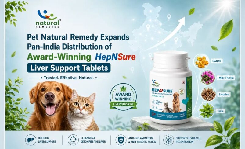 Pet Natural Remedy Expands Pan-India Distribution of Award-Winning HepNSure Liver Support Tablets