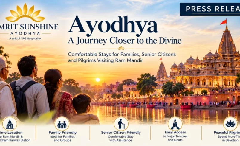 Amrit Sunshine Opens in Ayodhya with Focus on Family and Senior-Citizen Pilgrims